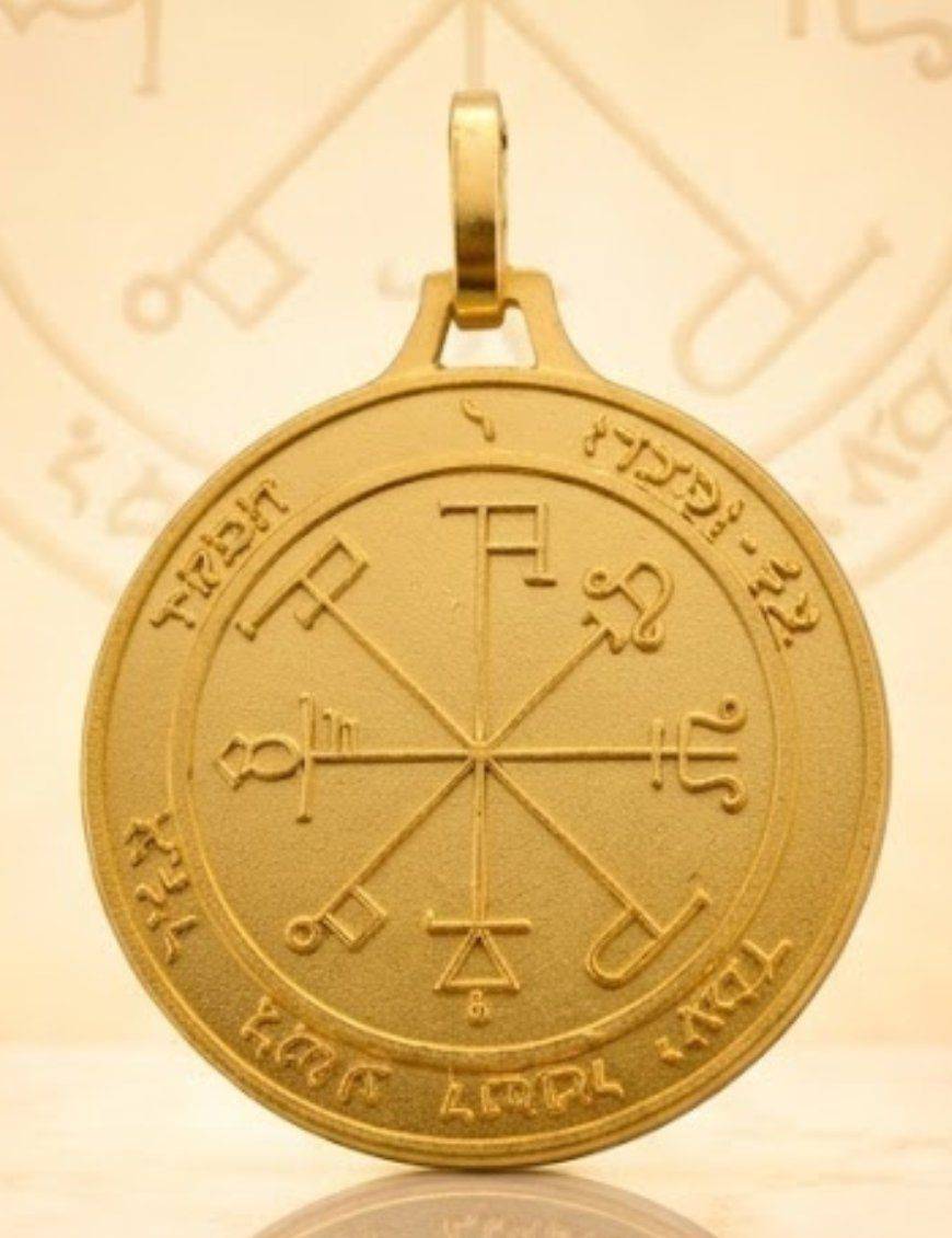 Pentacle de Saturne - Médaille talismanique - 3cm