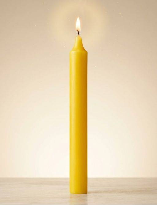 Bougie - Jaune Vif