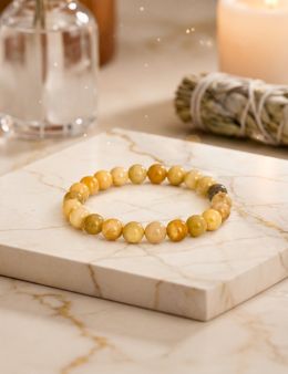 Bracelet perles 8mm - Pierre de soleil