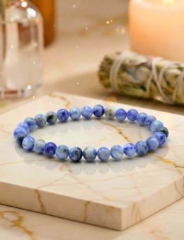 Bracelet Sodalite perles 6mm