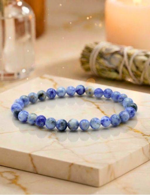 Bracelet Sodalite perles 6mm