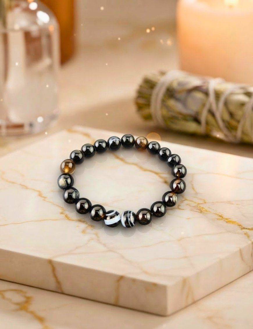 Bracelets perles - 8mm - Onyx noir