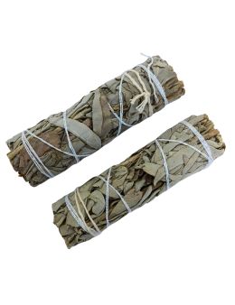 Lot de 2 fagots Sauge blanche amérindienne 10cm - 25-30g