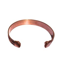 Bracelet Magnétique en Cuivre – Vagues Entrelacées Bracelet Magnétique en Cuivre – Vagues Entrelacées