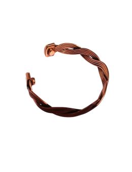 Bracelet Magnétique en Cuivre – Onde Infinie