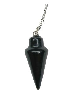 Pendule Conique Obsidienne Noire 3cm