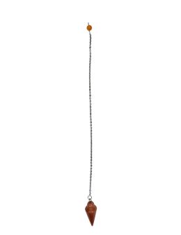 Pendule Conique Aventurine Orange 3cm
