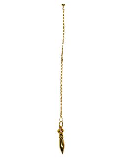 Pendule divinatoire égyptien métal doré
