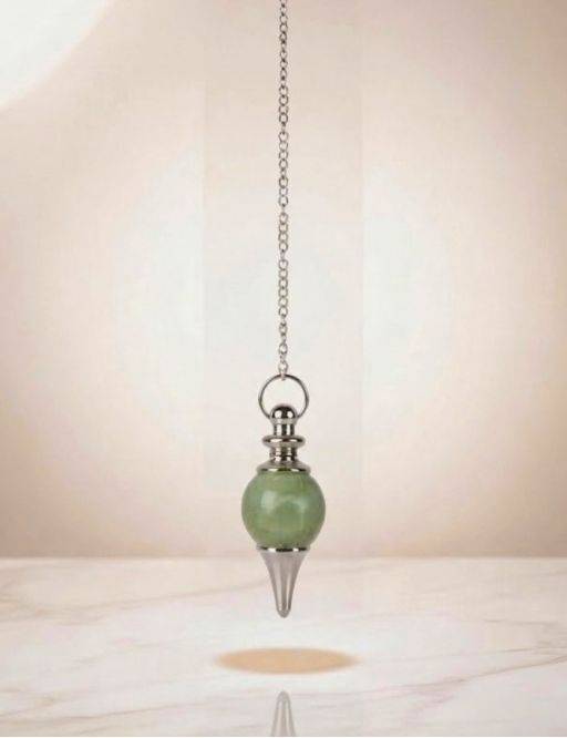 Pendule jade verte : sagesse & harmonie divinatoire & radiesthésie