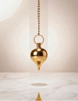 Pendule Séphoroton Métal Doré