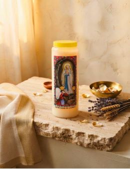 Neuvaine vitrail : Notre Dame de Lourdes