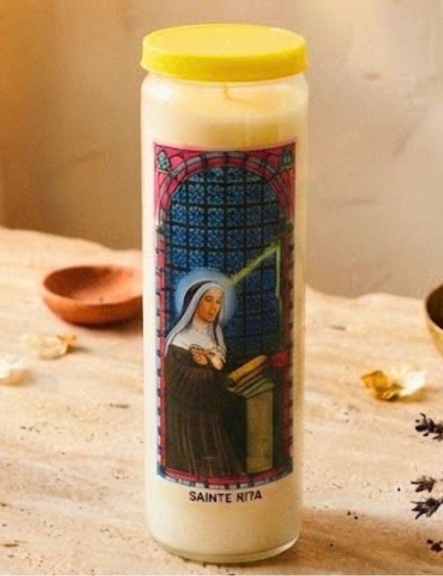 Neuvaine vitrail Sainte Rita : 9 jours, causes désespérées
