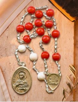 Chapelet de sainte Philomène, grains ronds