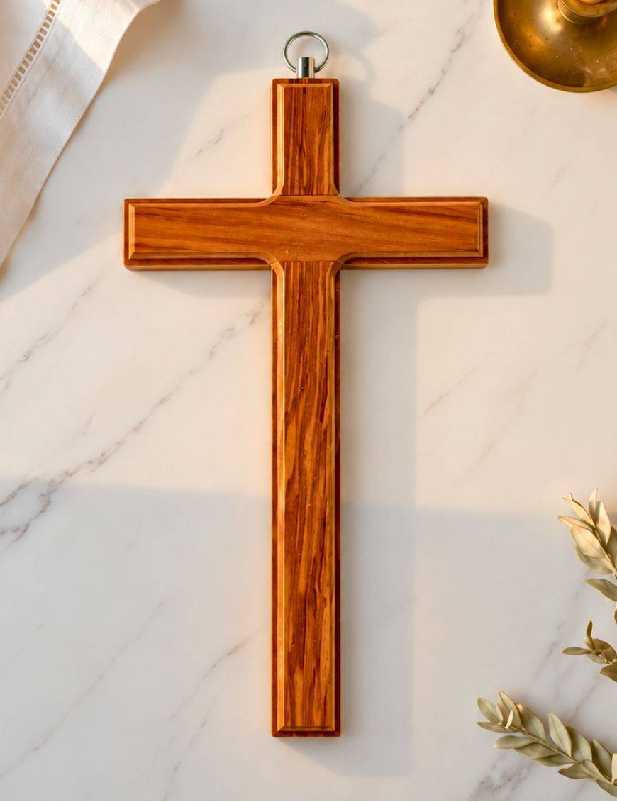 Croix en Bois d'Olivier 16cm