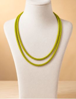 Collier/Chaîne métal - 60 cm - Jaune 