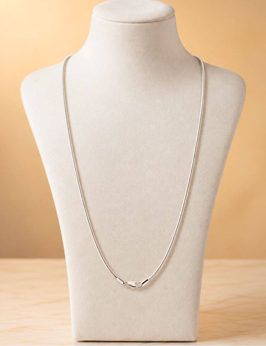 Chaîne en argent 925 - Diamètre 1 mm