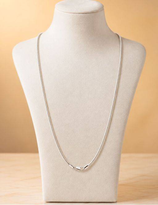 Chaîne en argent 925 - Diamètre 1 mm