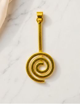 Pendentif Or Porte Donut / Pi 