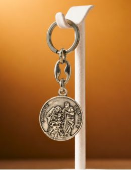 Porte-clé Sainte Famille - Acier