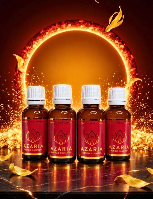 Pack 4 Azaria, parfum de pouvoir de la chance