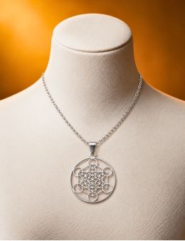 Cube de Métatron argent 925 35 mm | Solides de Platon
