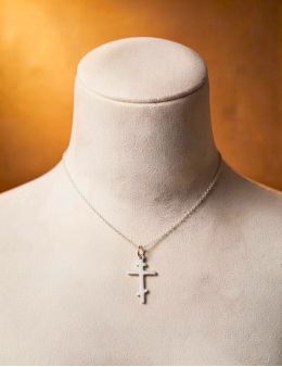 Pendentif croix orthodoxe en argent 925 | Ananda Oasis