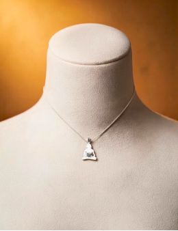 Pendentif yogi et Om, argent 925