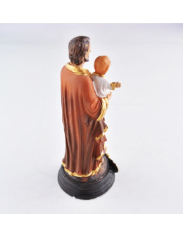 Statue résine peinte à la main Saint Joseph