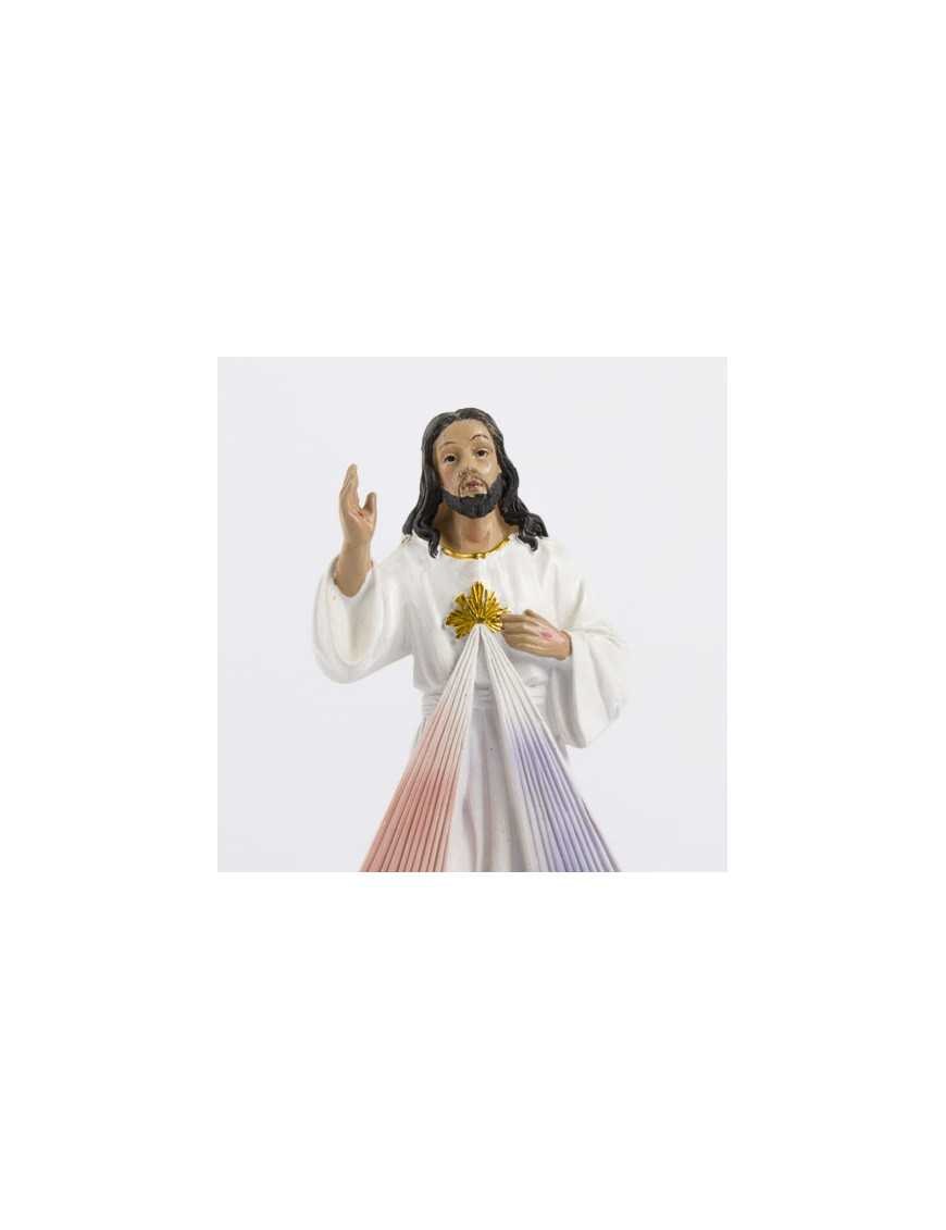 Statue résine peinte à la main Christ Miséricordieux