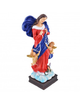Statue Marie qui défait les noeuds en résine 30 cm