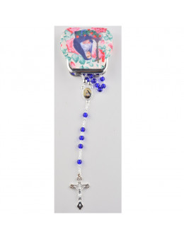 Chapelet Sainte Rita avec pochette