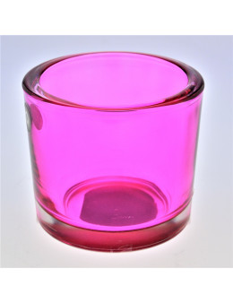 Photophore verre coloré