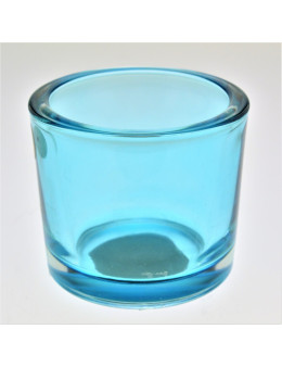 Photophore verre coloré