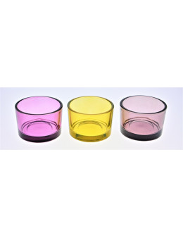 Photophore verre couleur