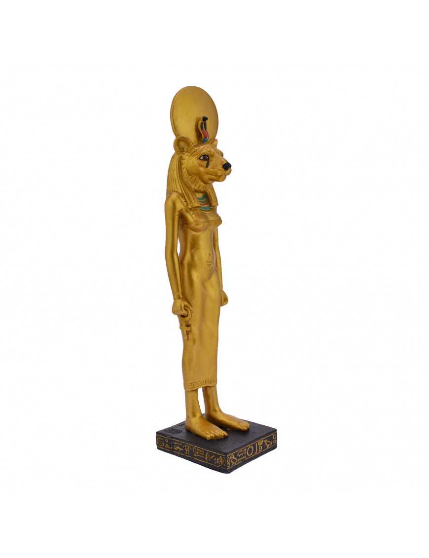 Statue Sekhmet debout doré
