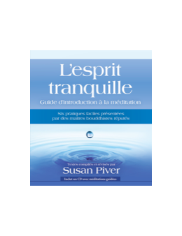 Esprit tranquille guide d'intro à la méditation livre + CD