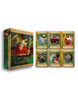 L'archange Gabriel de Doreen VERTUE - coffret de 44 cartes 10 x 14 -oracle et un livre explicatif