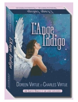 L'Ange Indigo - Doreen et Charles VIRTUE - coffret de 44 cartes et 1 livret explicatif