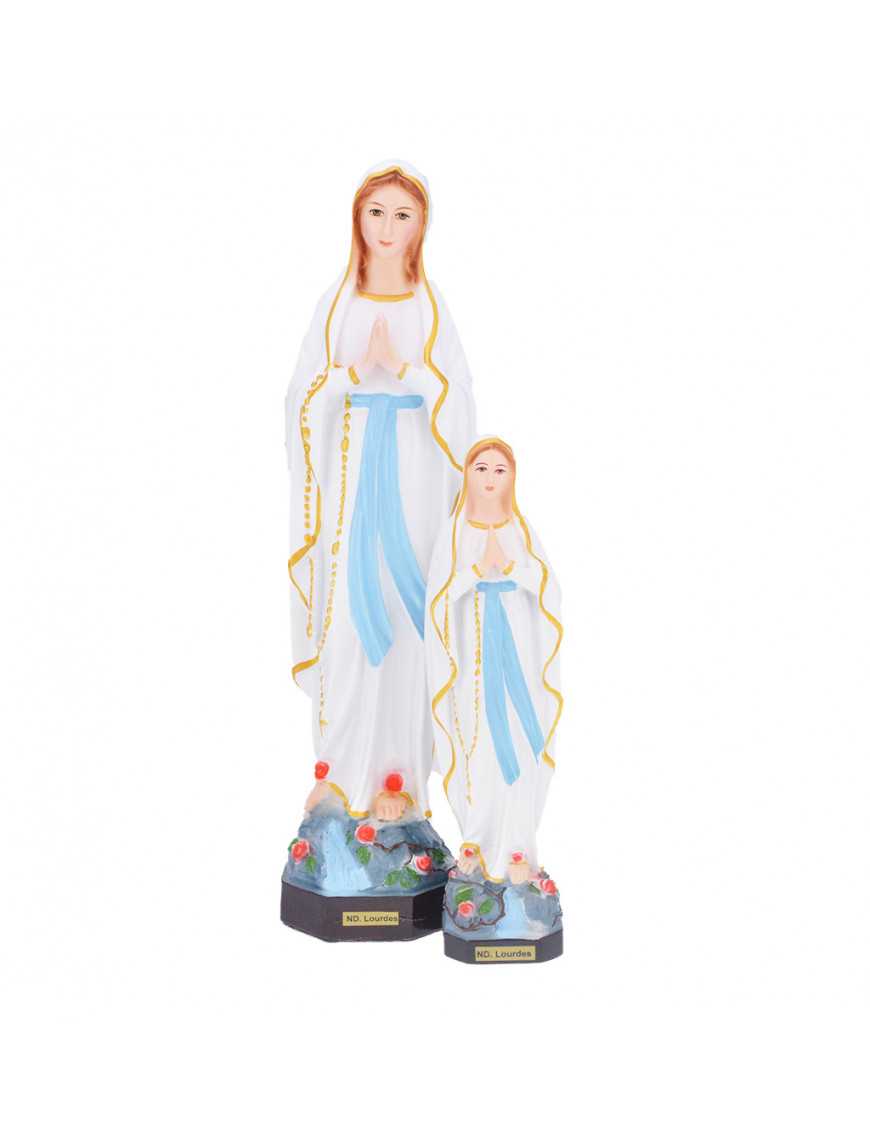 Statue résine Notre-Dame de Lourdes 30 cm