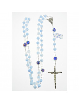 Chapelet cristal de bohème avec paters, coffret et emballage cadeau