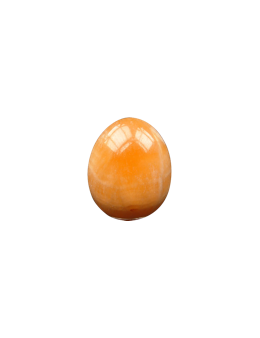 Oeuf Calcite orange - 3 x 4,5 cm