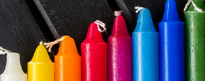 Propriétés des bougies par couleur